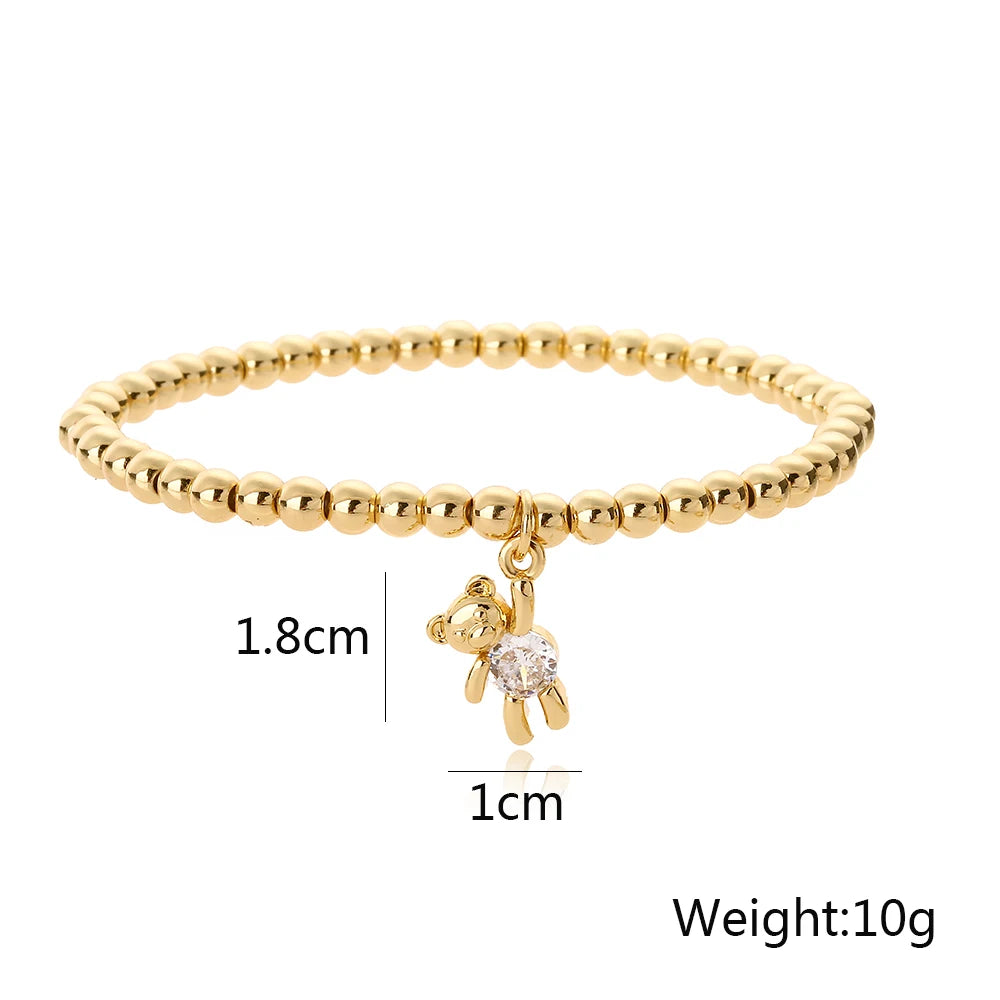 Teddy Copper Beads Bracelet - Accessory 