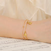 Cazador Starfish Seashell Charms Bracelet