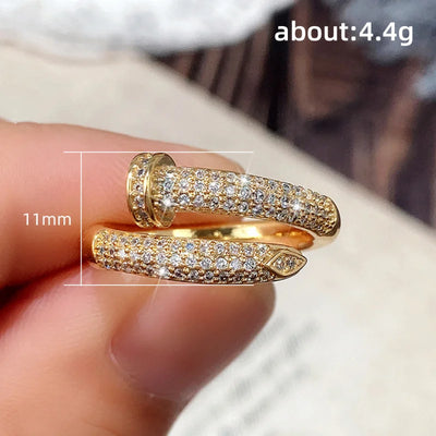 Stainless Luxury Nail Ring