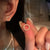 Delicate Small Circle Stud Earrings