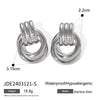 Minimalistic Ring Stud Earrings