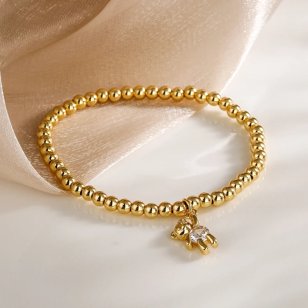 Teddy Copper Beads Bracelet - Accessory 