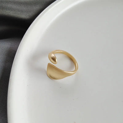 Golden Flow Ring